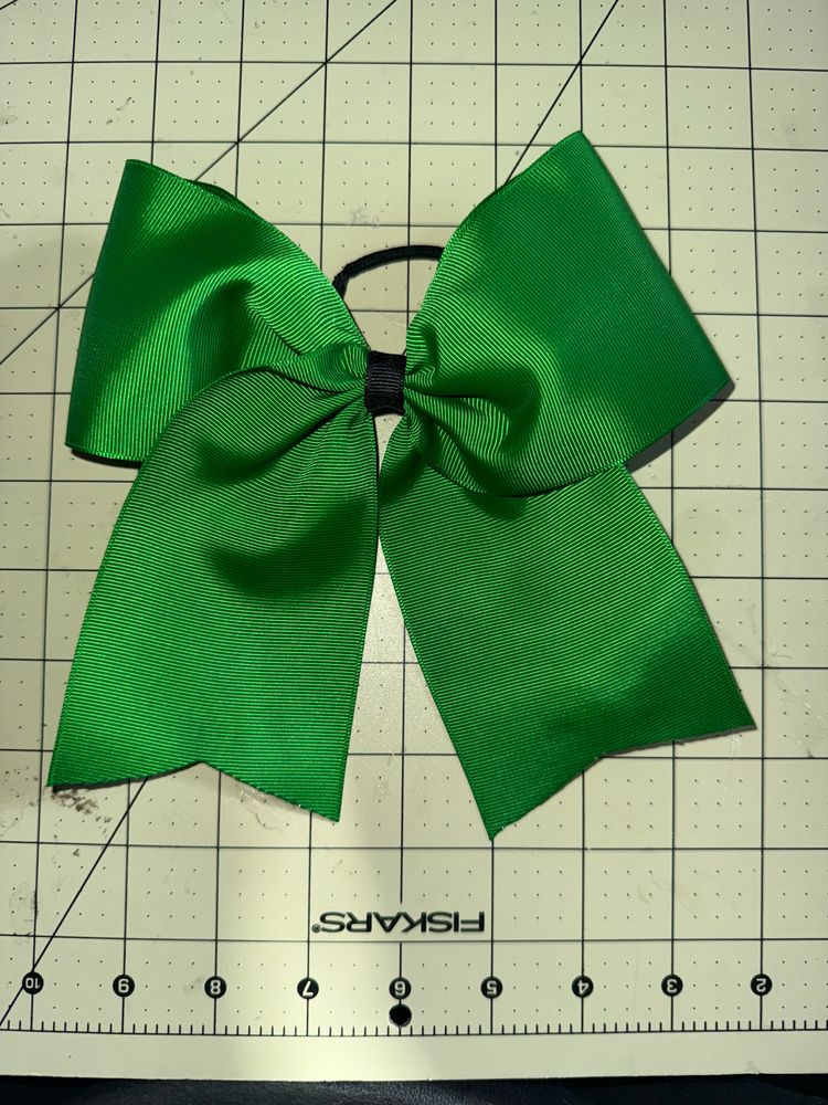 Emerald Green Cheer Bow