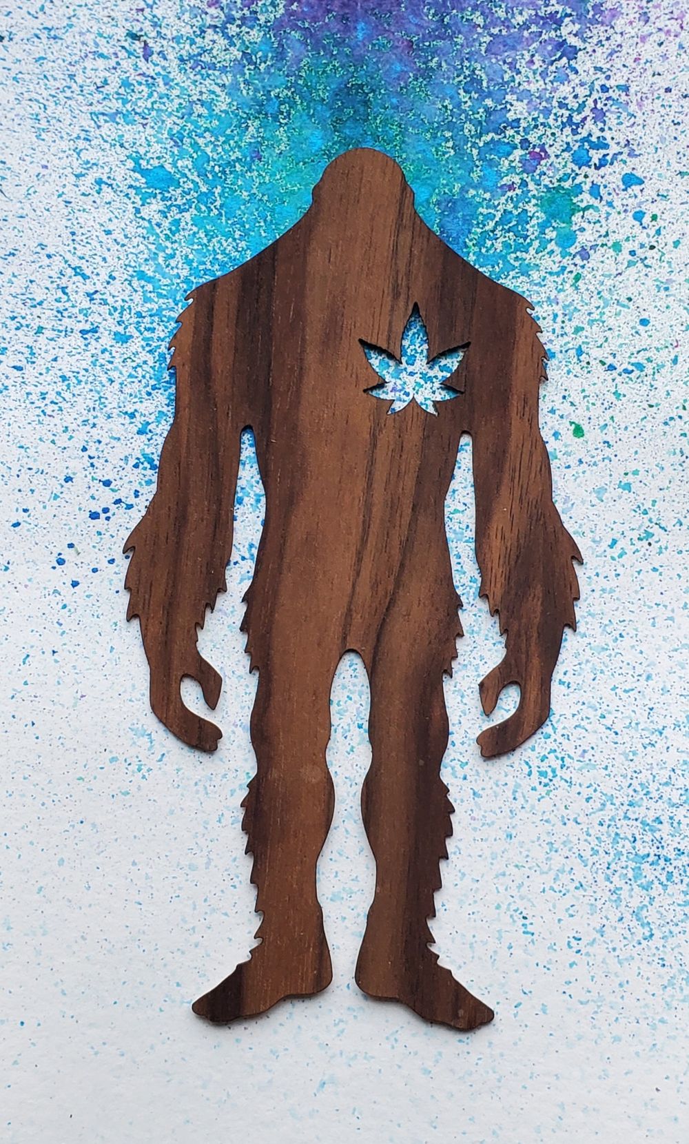 Wooden Bigfoot Decal