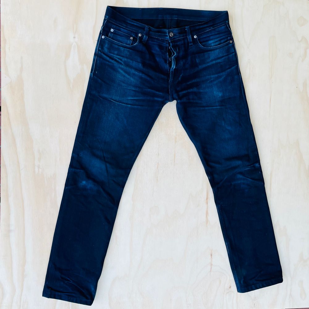 3sixteen ST-120x Slim Tapered Shadow Selvedge, Tag Size 36