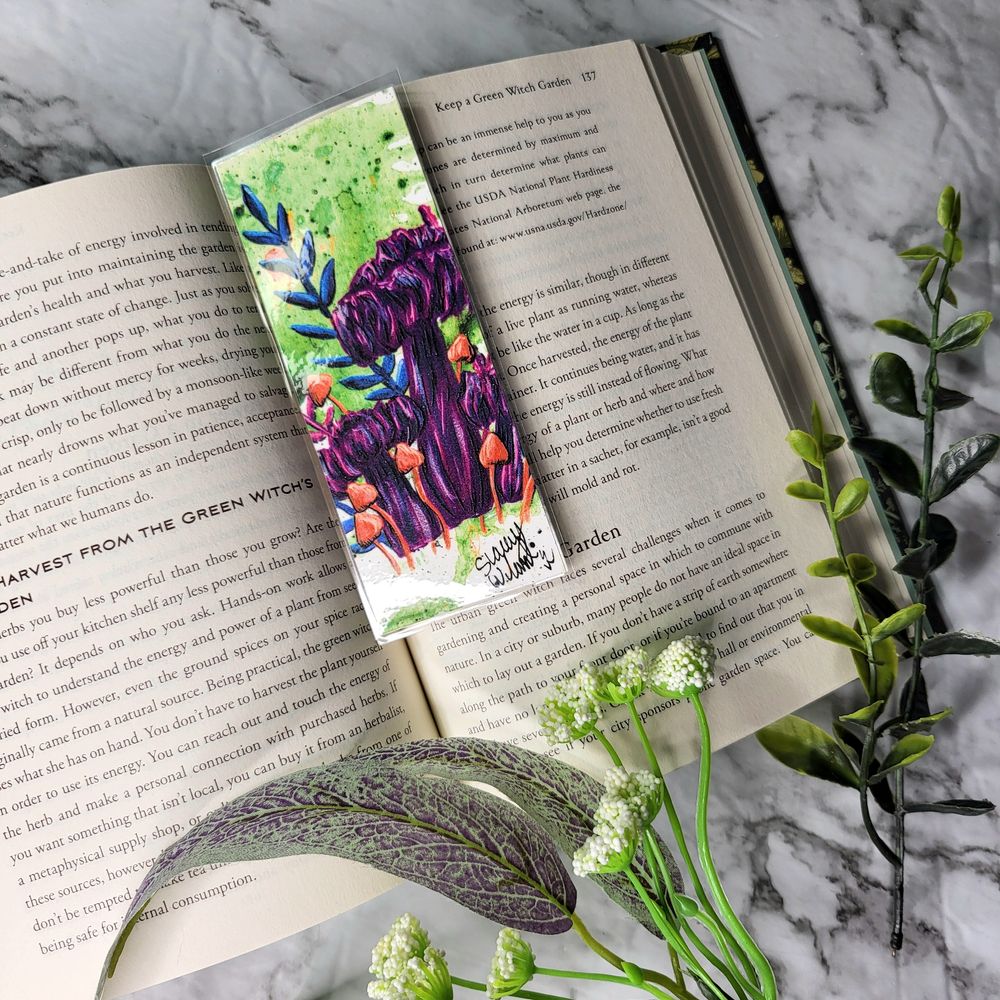 Bookmark of Bursting Spores