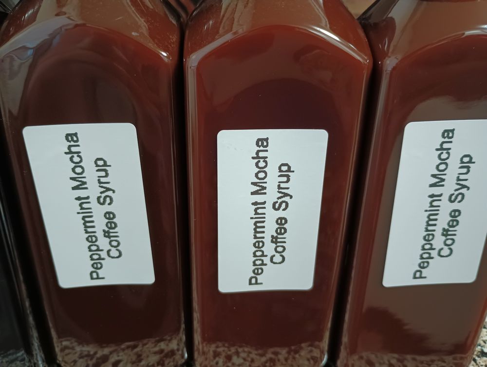 Peppermint Mocha Coffee Syrup 12oz.