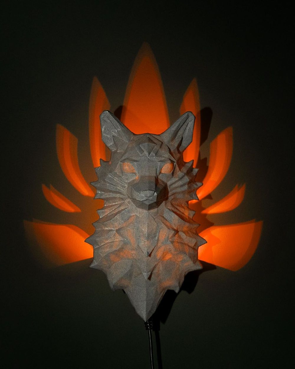 Nine Tails Fox Wall Lamp