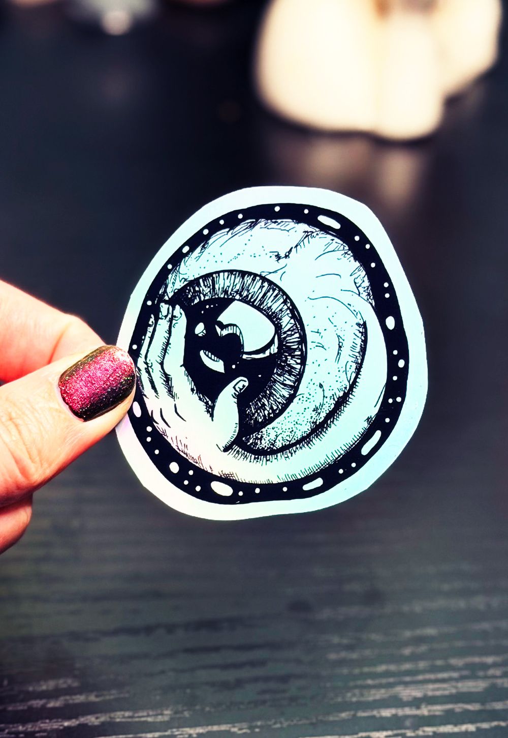 Eye Can't Watch Sticker