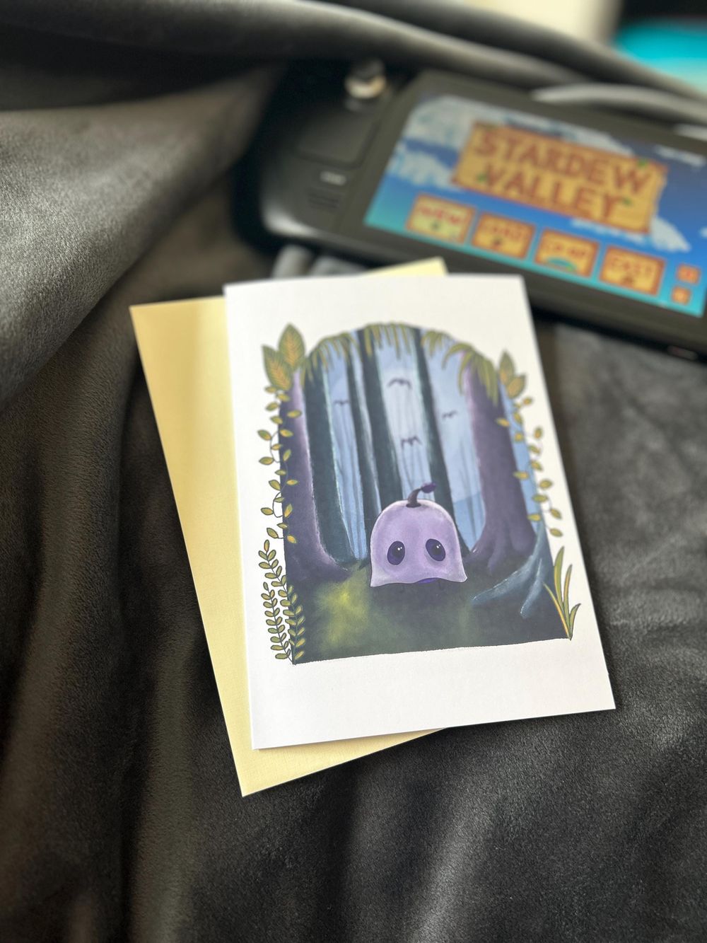 Junimo Greeting Card: Stardew Valley Spirits Eve