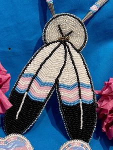 Transgender Pride Feathers Example