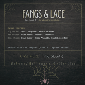 Fangs and Lace Scent Profile by Gory Dreadful