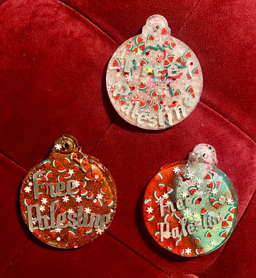 Free Palestine Ornament 