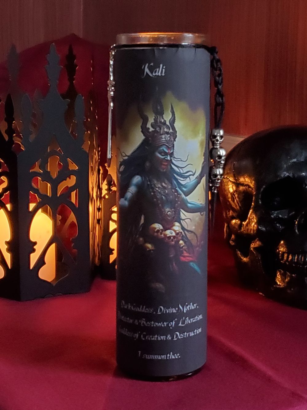 Kali Dark Goddess Candle - 8" jar candle