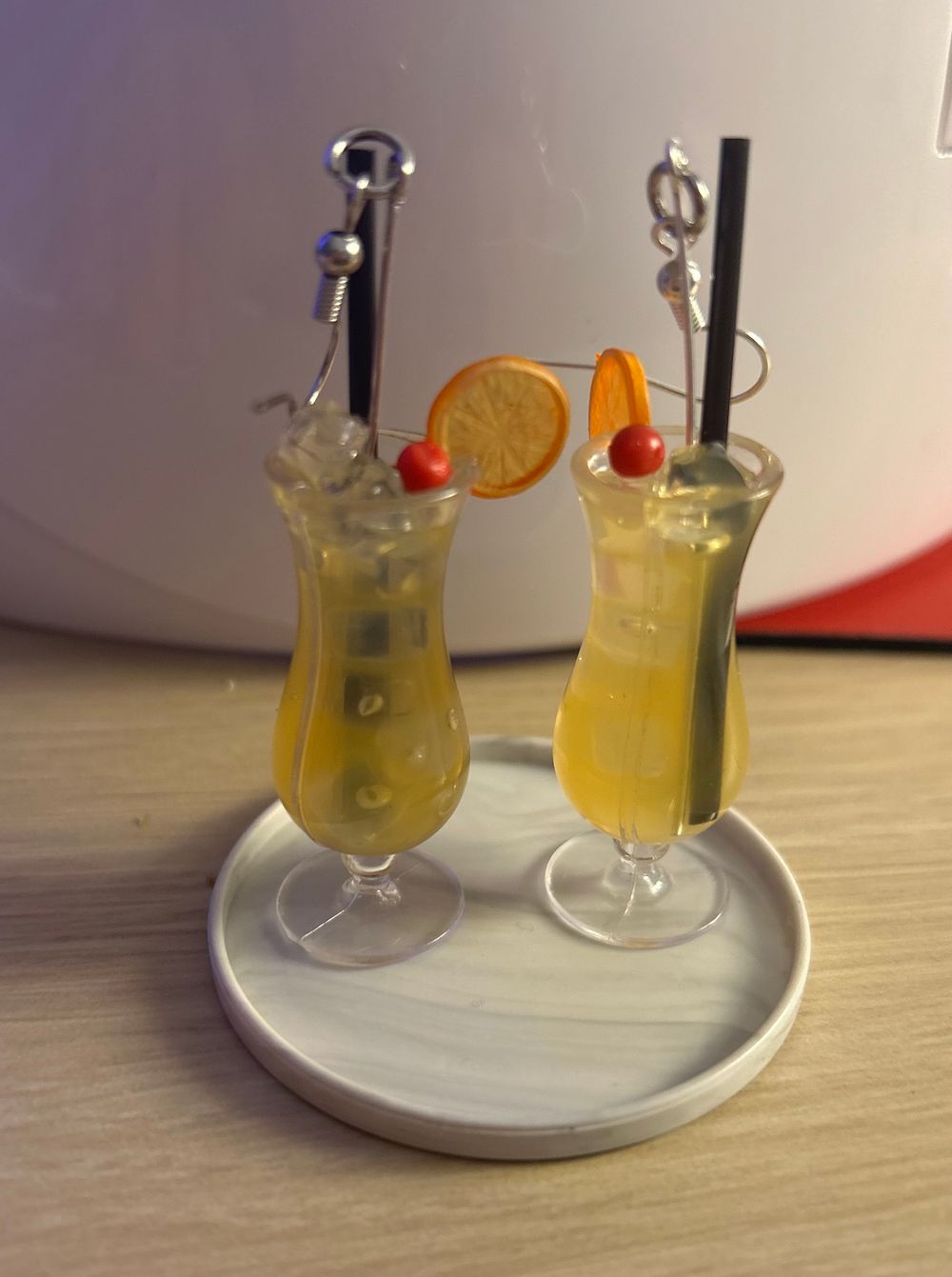 Adult Drink Earrings Mai tai's