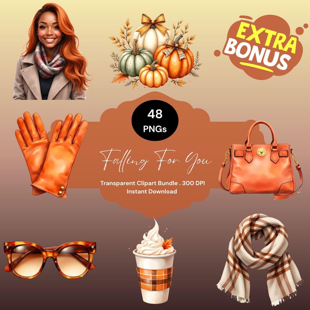 Falling For You Clipart Bundle | Autumn 