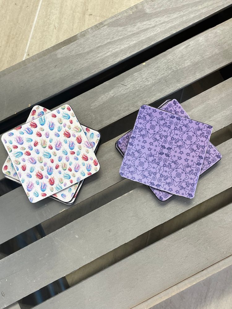 Square Neoprene Coasters
