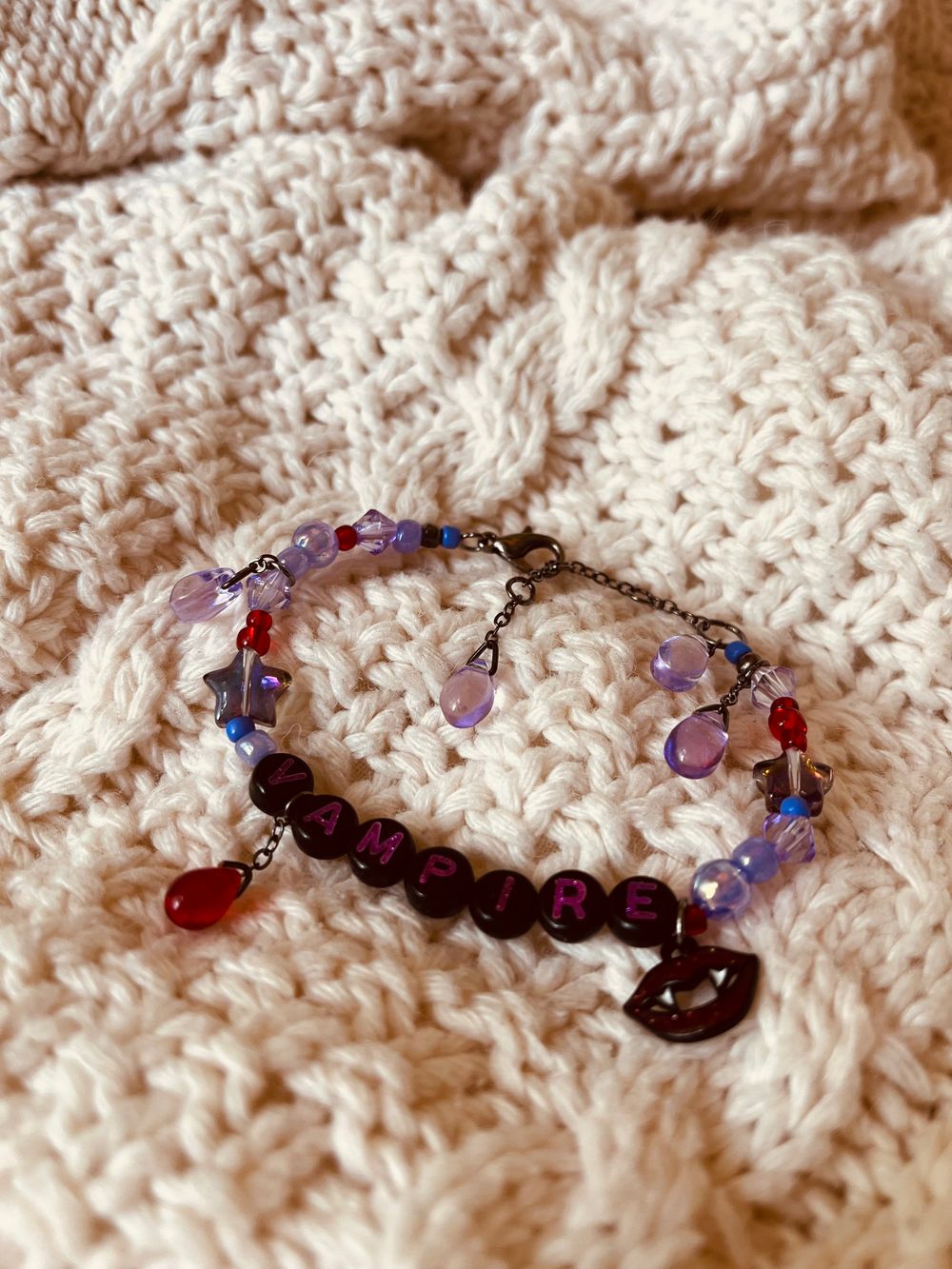 Vampire Punk Friendship Bracelet 