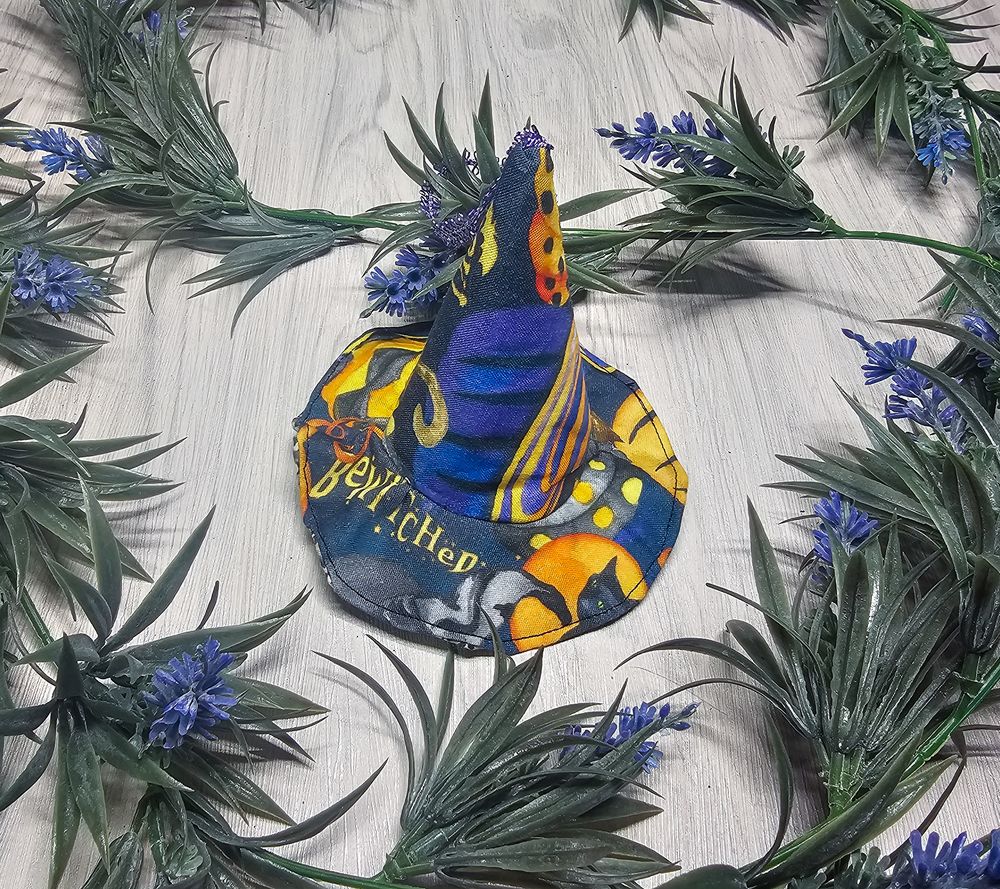 Spellbinding Witch Hat Ornament – Recycled Materials, Unique Holiday Charm