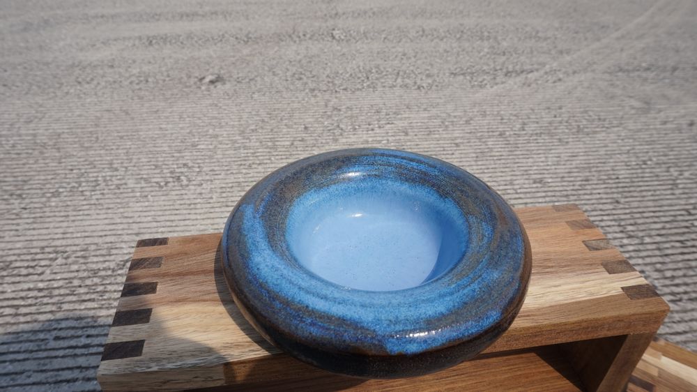 Blue Lagoon,Donut Plate