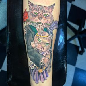 Dancing cats