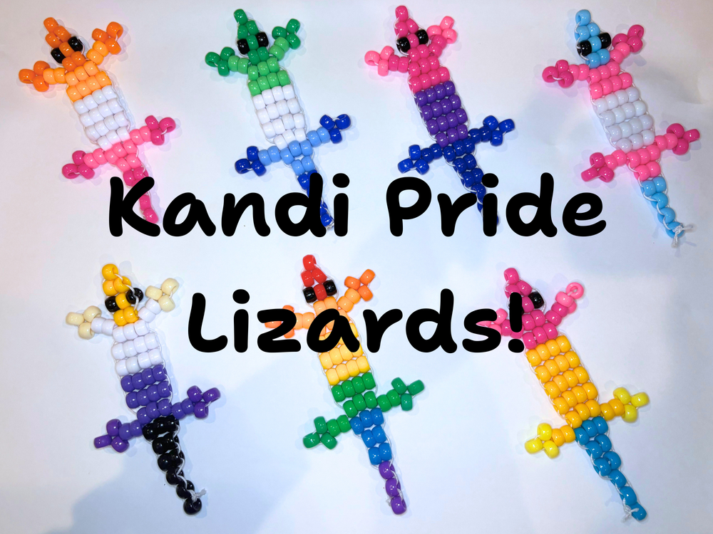!PRIDE SALE - 30% OFF! | Kandi Pride Lizards!