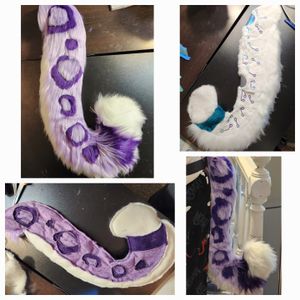 Complex Snow Leopard tail