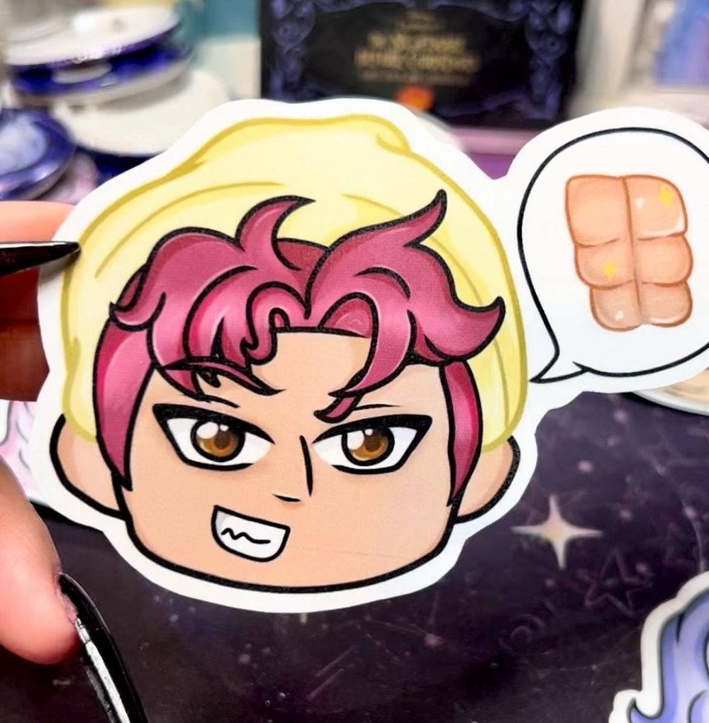  KPDH Little Soda Pop Saja Boys Chibi Head Sticker (Abby)