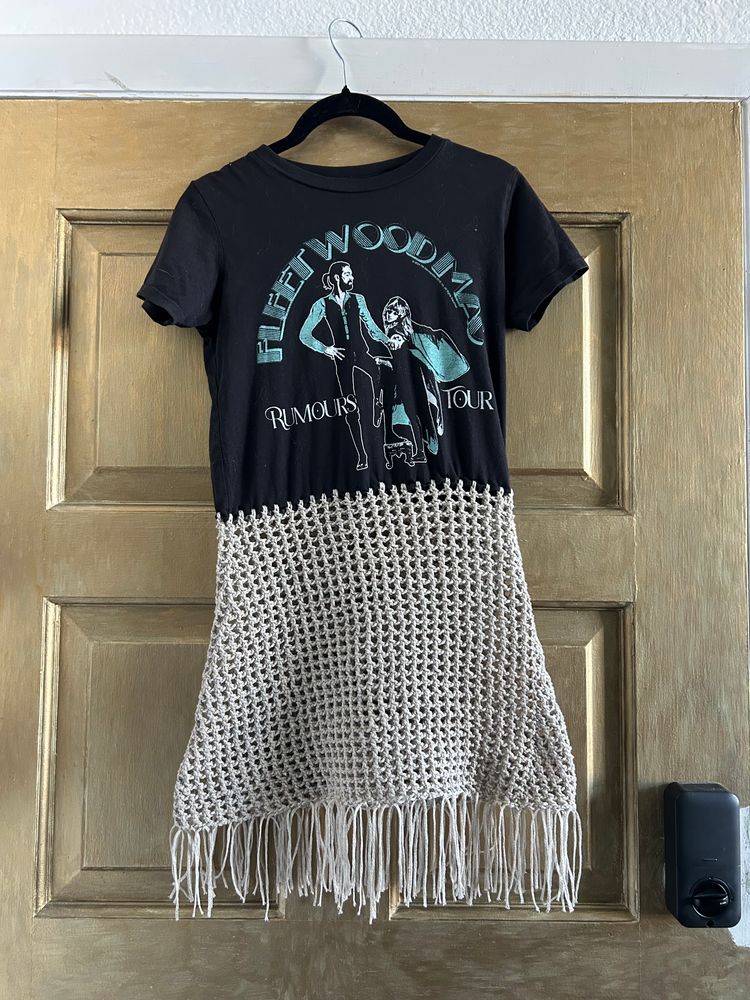 Fleetwood Mac crochet shirt 
