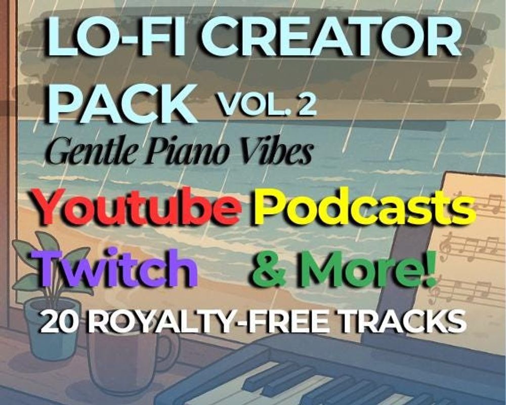 Lo-Fi Music Creator Pack Vol. 2 | 20 Royalty-Free Tracks