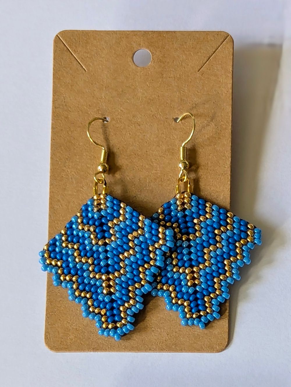 Festive Peyote Arrow Earrings
