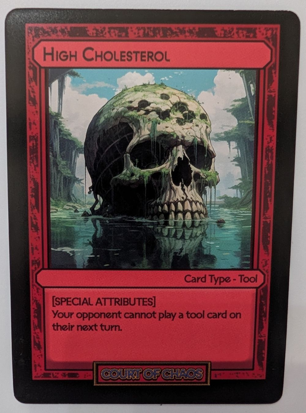 High Cholesterol - Divorced Dads Court of Chaos Deck Card