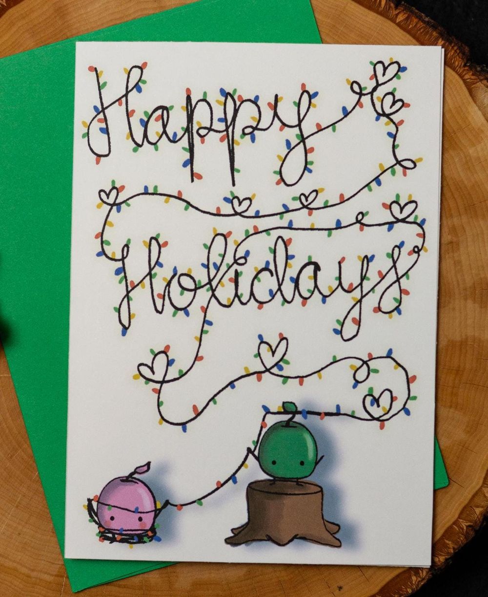 Junimo Greeting Card: Happy Holidays 