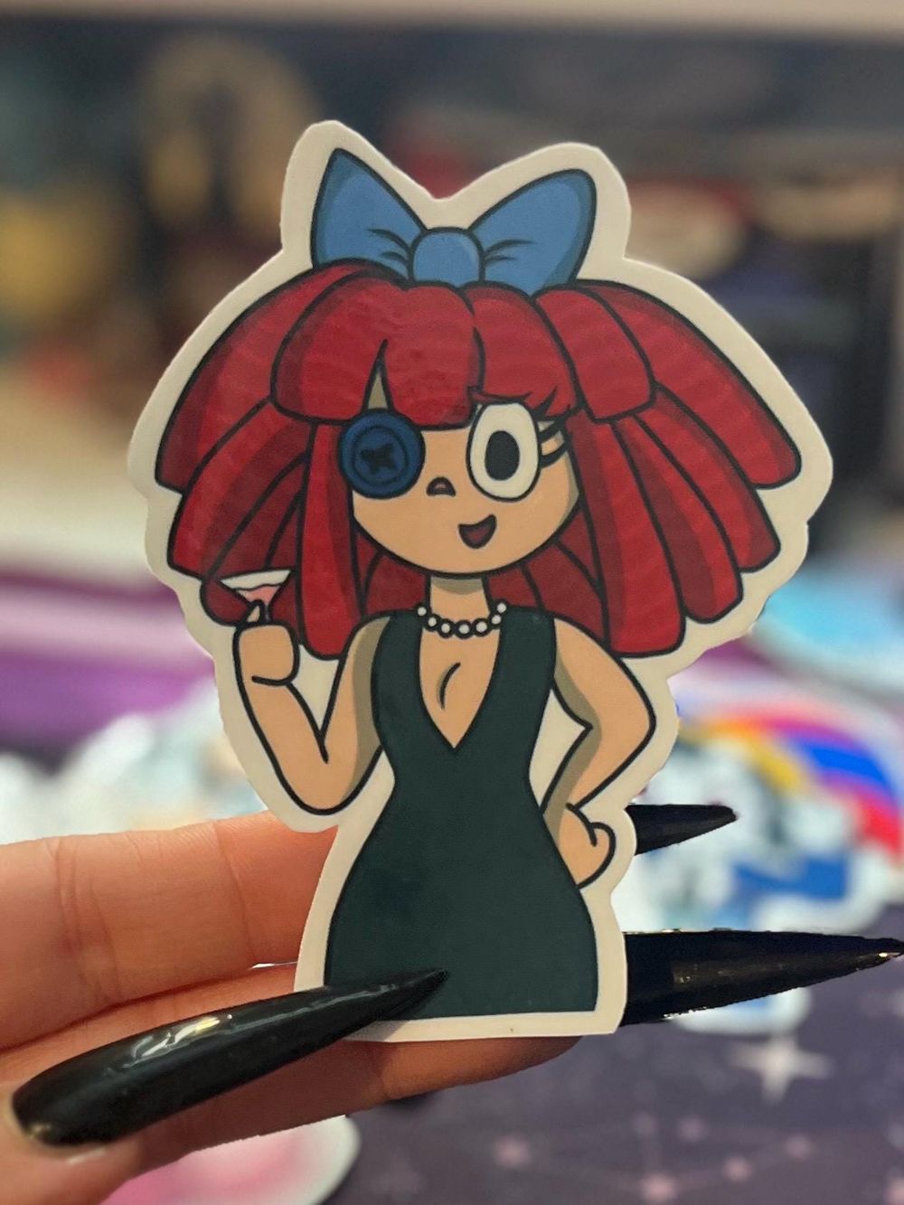 Amazing Digital Circus Topsy Turvy Waterproof Sticker (Ragatha)