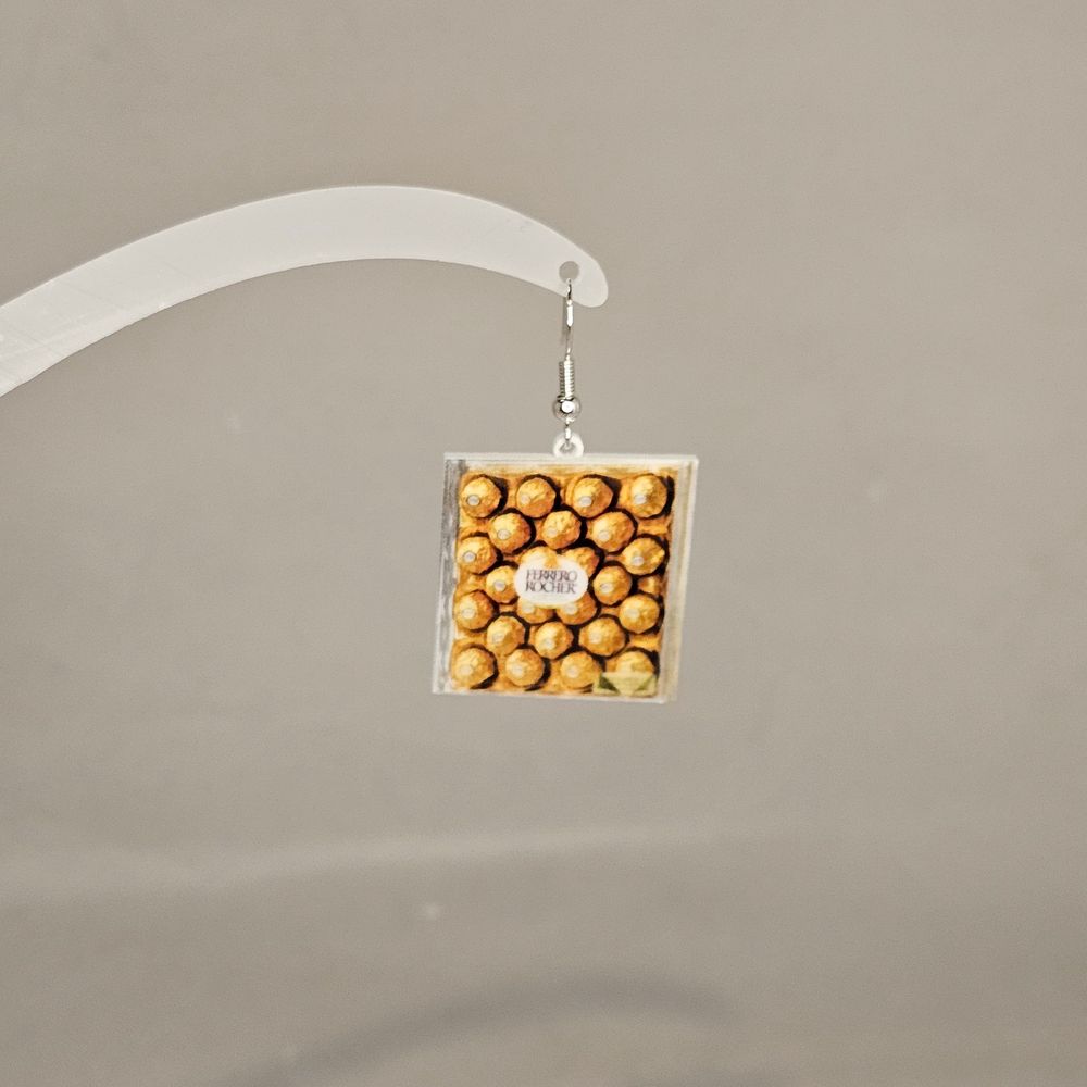 Item #79 Ferrero Rocher Earring