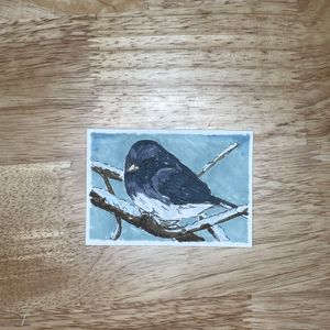 Painting shown on flat surface