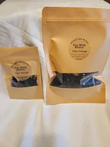 Fine Things in bags- the sample will be in the 10 gram bag on the left