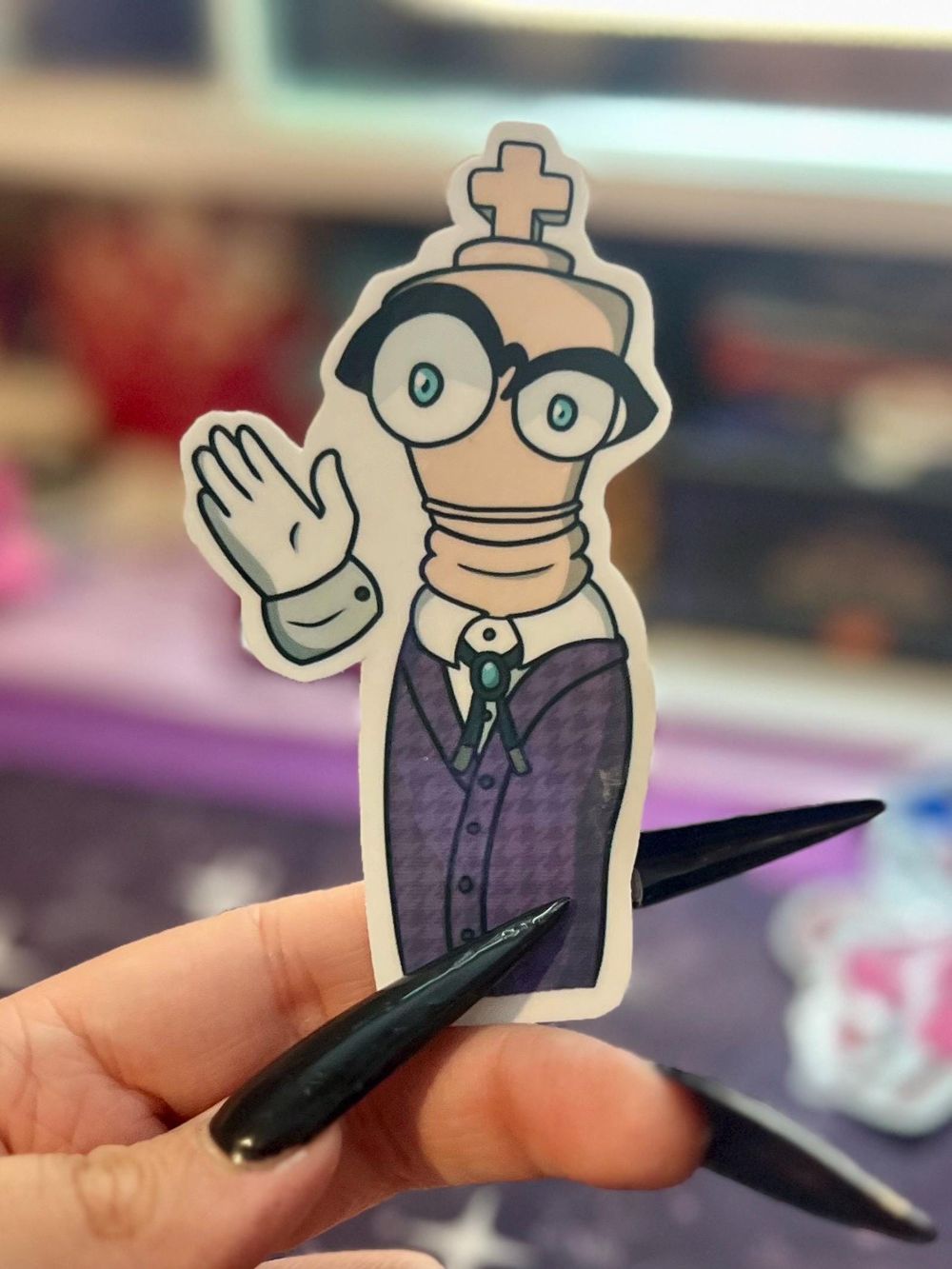 Amazing Digital Circus Topsy Turvy Waterproof Sticker (Kinger)