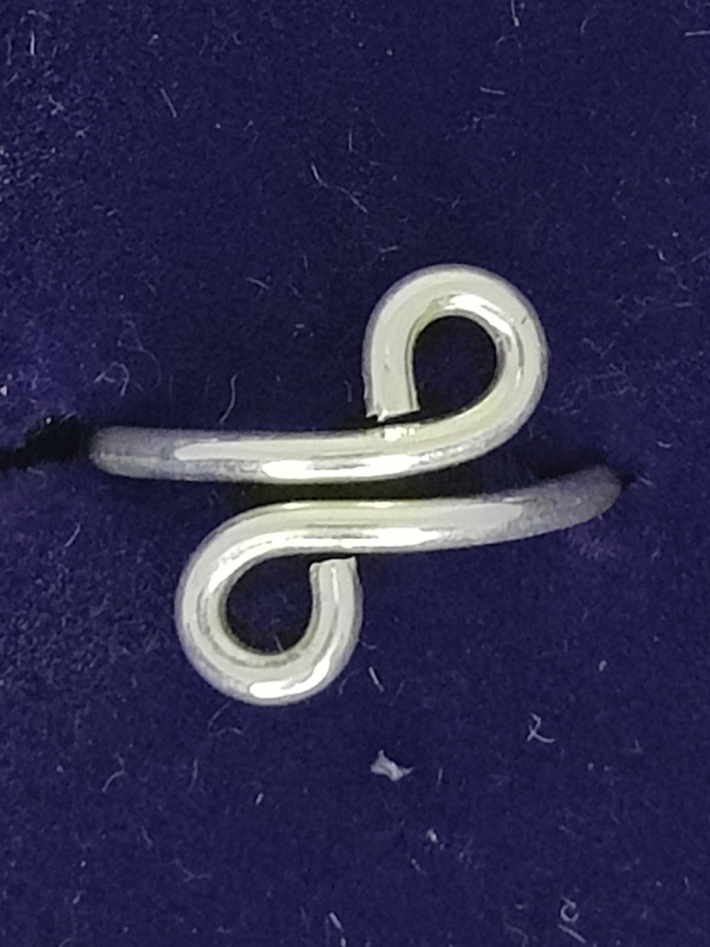 Sterling Silver Adjustable Ring