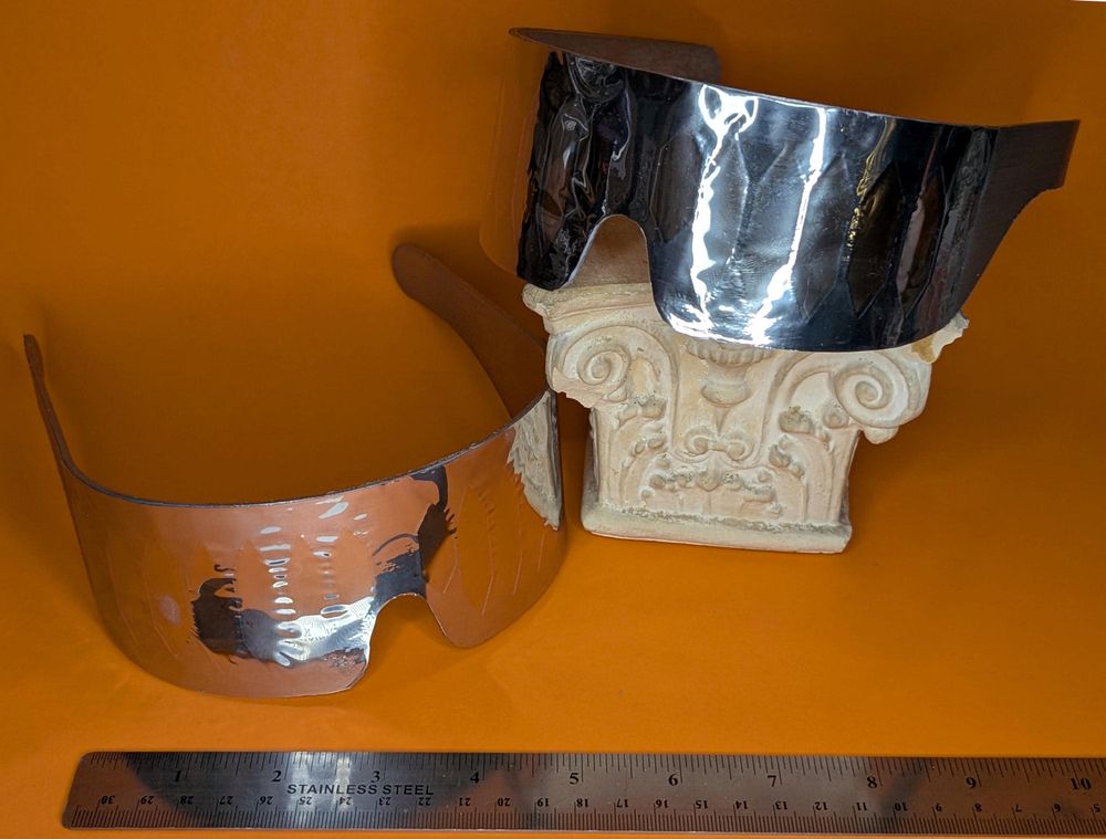 Futuristic Reflective Visor