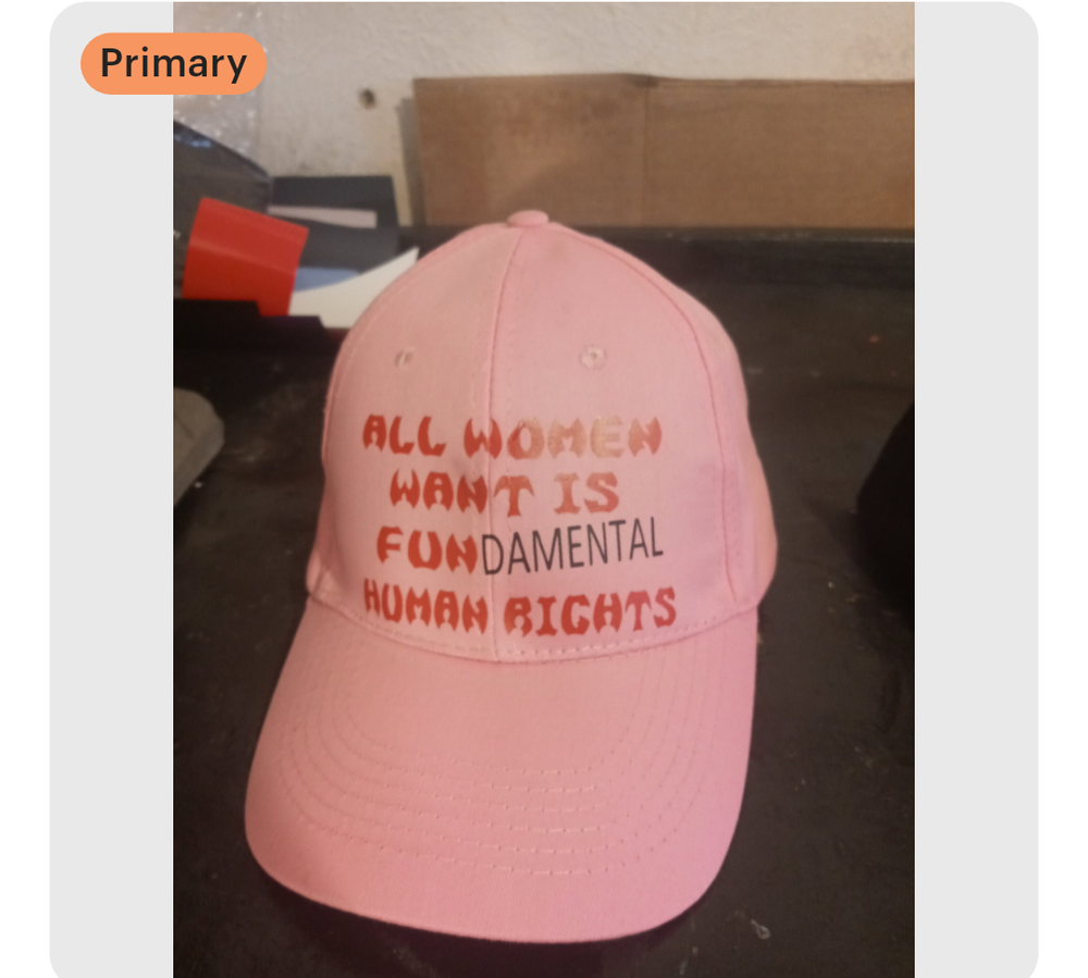 All women want are fundamental human rights hat