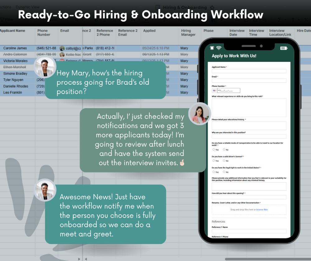 Ready-to-Go Hiring & Onboarding Workflow