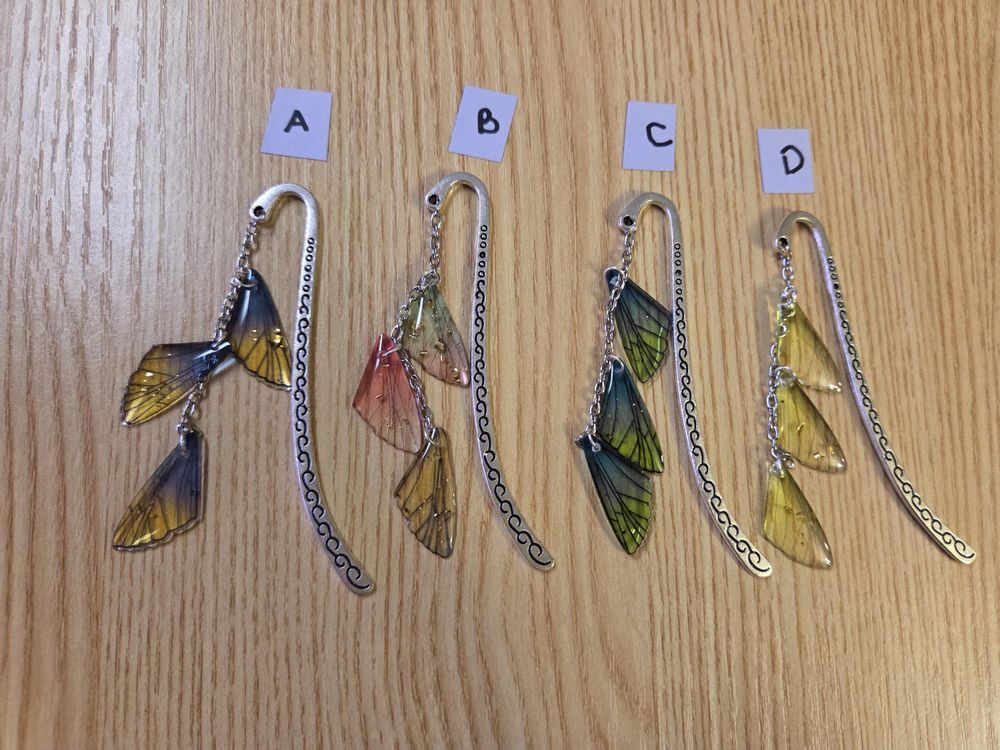 Fairy Wing Bookmarks