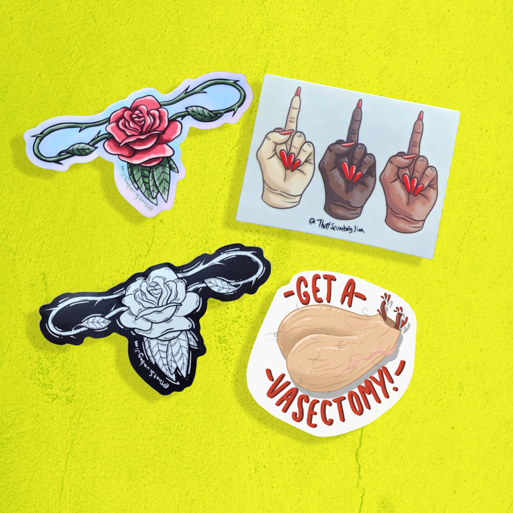 Reproductive Rights sticker pack