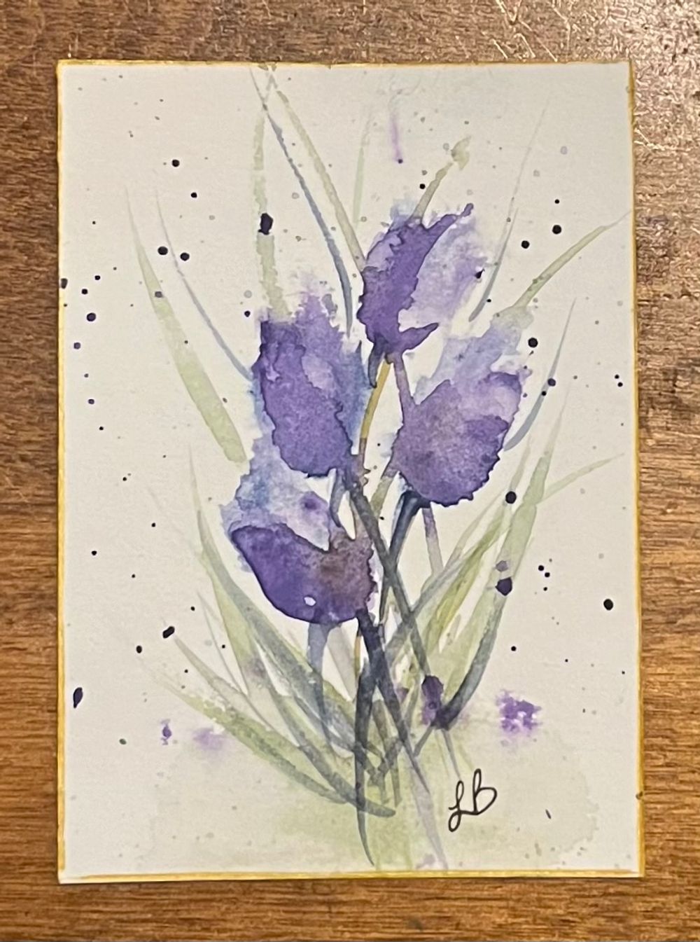 “Purple Tulips” 