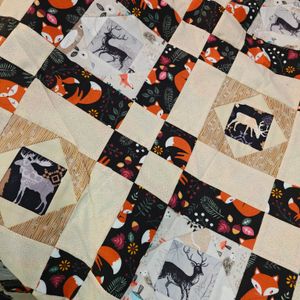 Forest economy block quilt