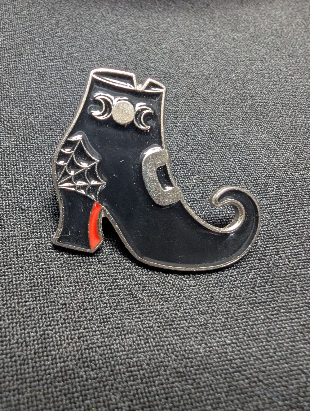 Witch's boot pin