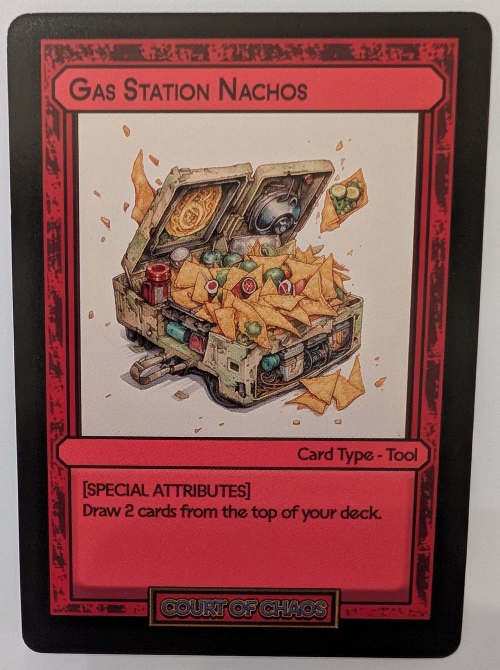 Gas Station Nachos - Divorced Dads Court of Chaos Deck Card