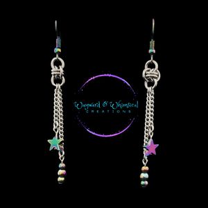 Iridescent beads & stars