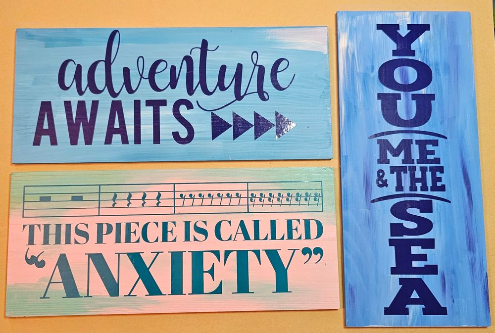 Wooden Sign 12”x5”