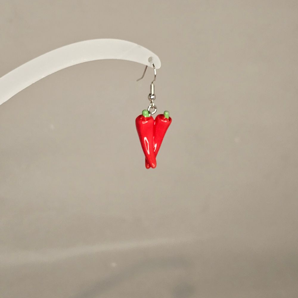 Item #154 Red Pepper Earring