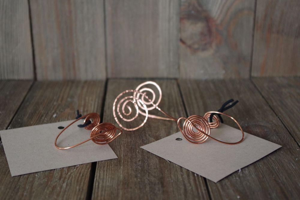Reiki Copper Palm Spiral