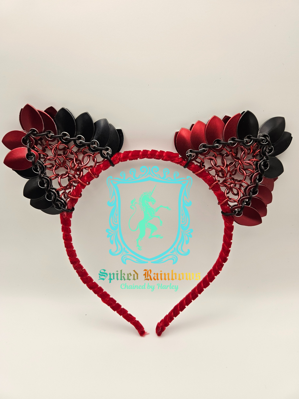 Scale-mail Cat Ear Headbands