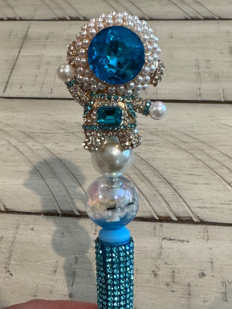 Blue Astronaut Beaded Pen