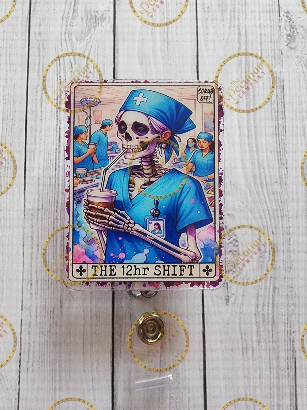The 12 Hour Shift Tarot Badge Reel