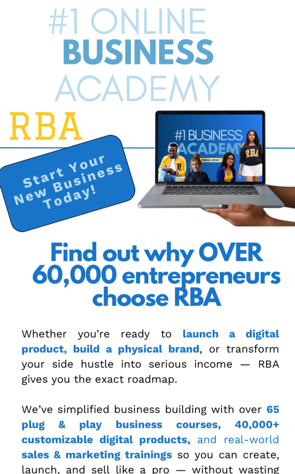 RBA - The #1 Online Business Academy 